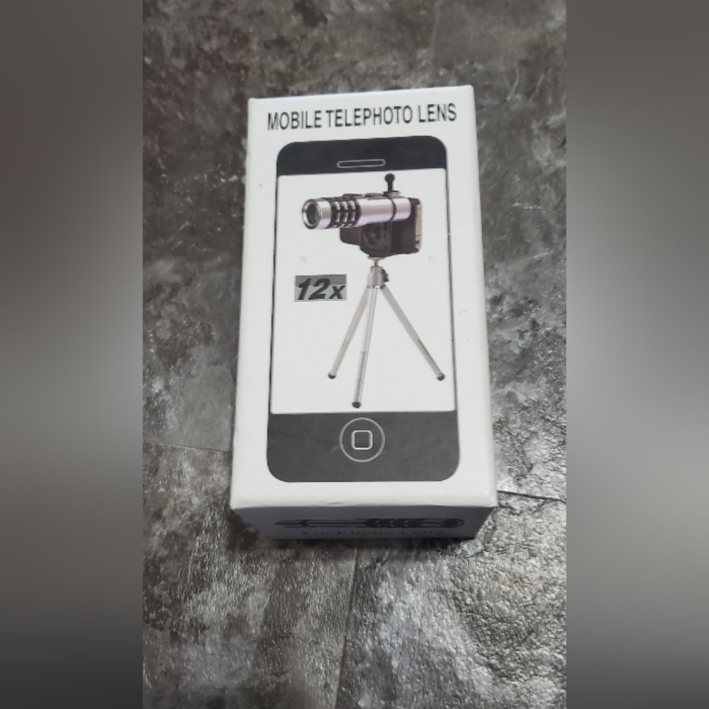 Universal  12X Zoom Telephoto Lens External Mobile Phone  Lens.